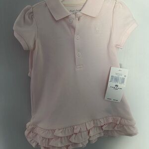 Ralph Lauren Pink Polo Shirt for baby